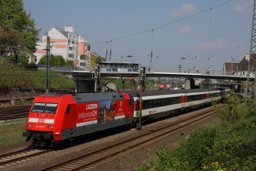 101 080-0 [DB-AG] | im Hbf Worms | 11.04.2014 | #23486
