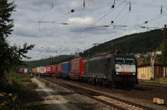 189 806 [MRCE] im Bhf. Gemünden/Main #21063